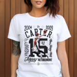 Vinsanity Carter 15 Jersry Retirement 2004 2009 Shirt