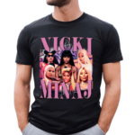 Nicki Minaj Rapper Vintage Retro 90s Bootleg style Salelogy Shirt