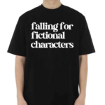 Nakuul Mehta Wearing Falling For Fictional Characters Shirt