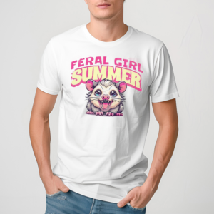 Opossum Feral Girl Summer Shirt