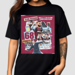 Aston Villa Most Points In A 38 Game Premier League Season Club Record With 68 Points Shirt