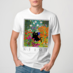 Klimt Cat Garden Cat Teacher Shirt