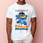 I Licked It So It Is Mine LGBT Lilo Stitch Disney Stitch Pride Month LGBTQ Shirt