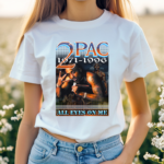 Tupac Shakur 2 Pac 1971 1996 All Eyes One Vintage Rapper Shirt