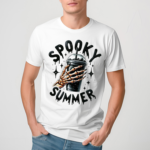 Bone Hand Coffee Spooky Summer Shirt