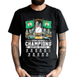 11 Times Boston Celtics Eastern Conference Champions Skyline City With Logo 2024 Shirt