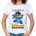 I Licked It So It Is Mine LGBT Lilo Stitch Disney Stitch Pride Month LGBTQ Shirt