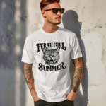 Feral Cat Feral Girl Summer Shirt