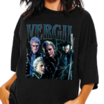 Vergil Sparda Devil May Cry Three Character Demon Hunter Vintage Retro 90s Bootleg style Salelogy Shirt