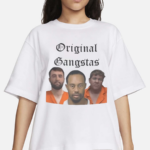 Scottie Scheffler Tiger Woods John Daly Original Gangstas Mugshot Shirt