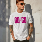 Wham Go-Go With Pink Text Shirt