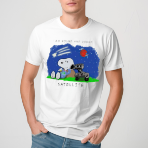 Snoopy I Go Round And Round Satellite Shirt