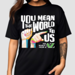 Carl Azuz You Mean The World To Us Shirt