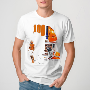 Tiger Walk 100 Days Until Kichoff White Shirt