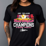 USC Trojans Women’s Beach Volleyball 2024 National Champs Four Shirt