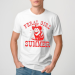 2024 Racccon Feral Girl Summer Shirt