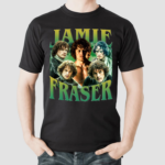 Jamie Fraser Outlander Vintage Retro 90's Bootleg style Salelogy Shirt