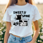 Black Cat Sweet Spine Time Stands Still Shirt