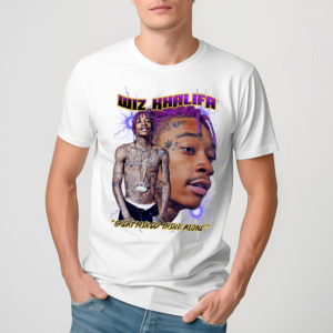 Wiz Khalifa Great Minds Think Alone Rapper Bootleg Vintage Shirt