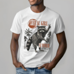 Raccoon Fantastic Feral Girl Summer Shirt