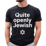 Jonathan Glass Wearing Quite Openly Jewish Shirt