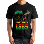 Juneteenth Independence Women Flag 1865 Shirt