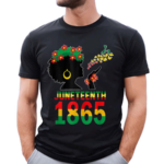 Juneteenth Independence Women Flag 1865 Shirt