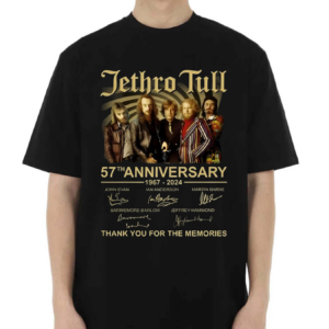 Jethro Tull 57th Anniversary 1967-2024 Thank You For The Memories Shirt