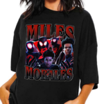 Miles Morales "Spiderman" Vintage Retro 90s Bootleg style Salelogy Shirt