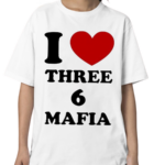 Aja Argento Wearing I Love Three 6 Mafia Shirt