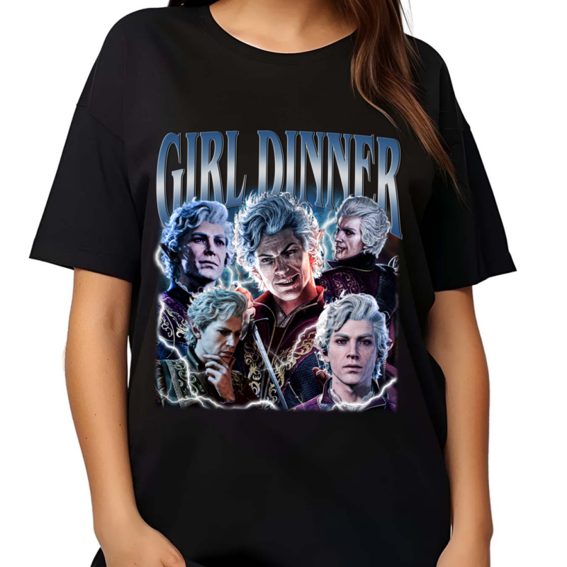 Asterion Bulders 3 Girl Dinner Vintage Retro 90s Bootleg style Salelogy Shirt