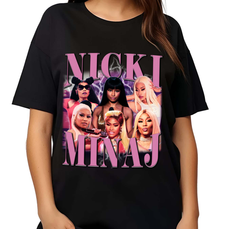 Nicki Minaj Rapper Vintage Retro 90s Bootleg style Salelogy Shirt