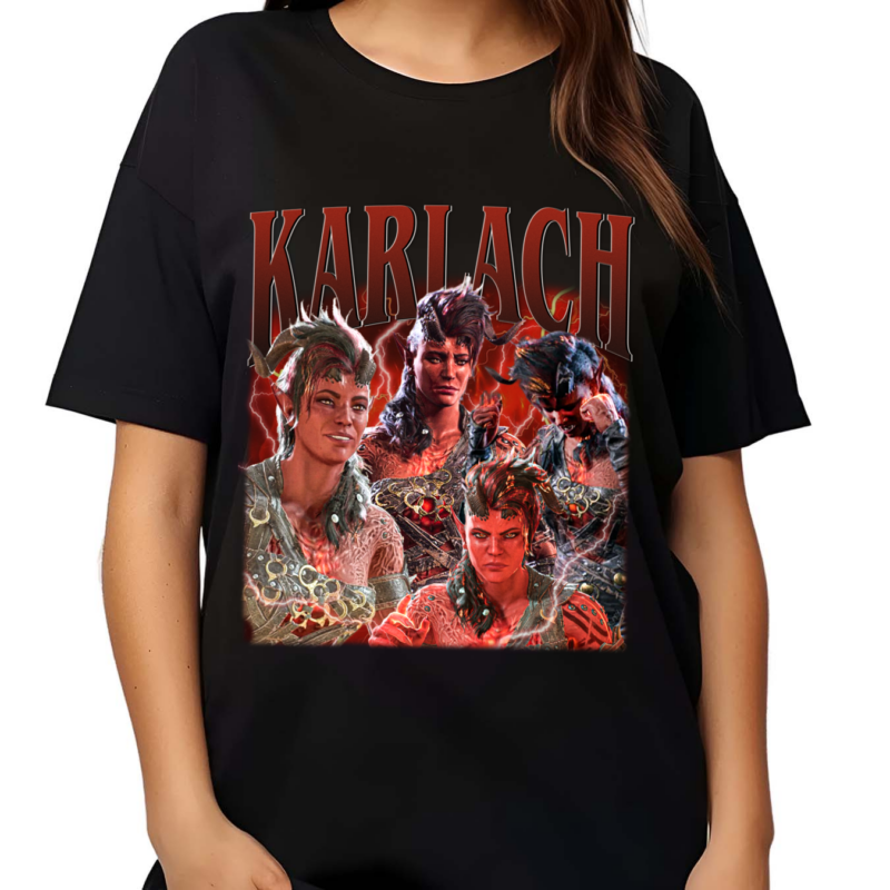 Karlach Baldurs Gate 3 90s Vintage Retro 90s Bootleg style Salelogy Shirt