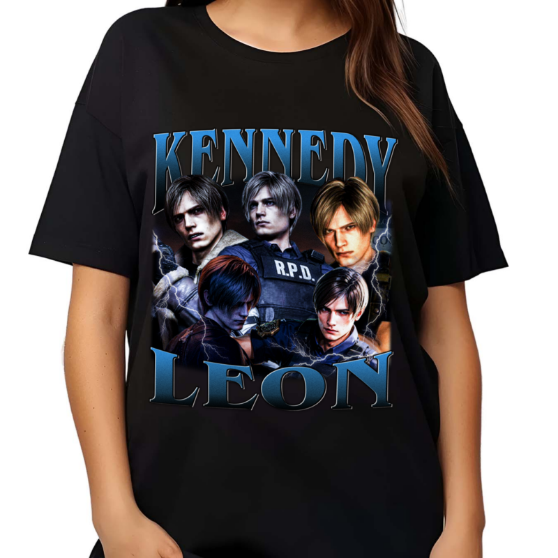 Kennedy Leon Residence Evil Vintage Retro 90s Bootleg style Salelogy Shirt