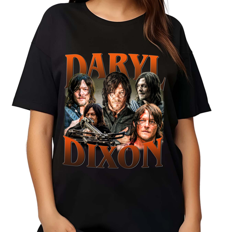 Daryl Dixon Walking Dead Tv Series 90s Vintage Retro 90's Bootleg style Salelogy Shirt