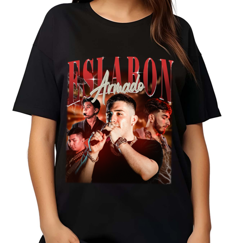 Retro Eslabon Armado Bootleg Inspired shirt, Vintage Eslabon Armado 90s Style