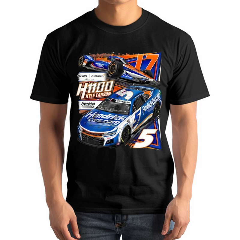 Kyle Larson #5 #17 HendrickCars.com H1100 Shirt