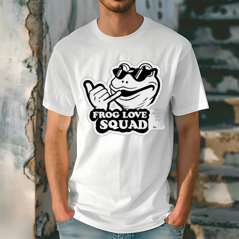 Frog Love Squad Have A Nice Day Shirt