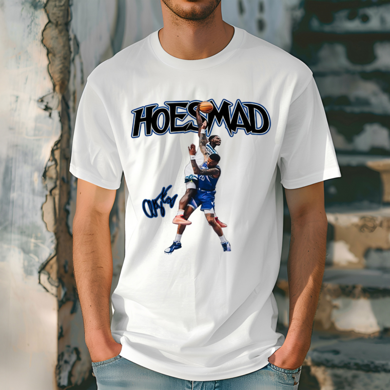 Hoes Mad Anthony Edwards’ Dunk Over John Collins Shirt