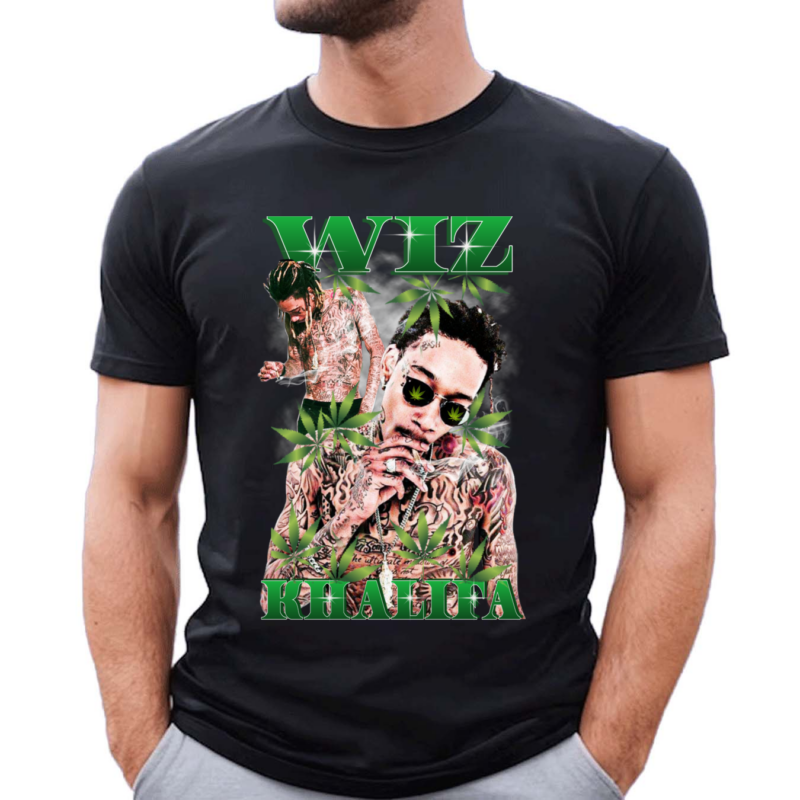 Wiz Khalifa 90s Rap Hip Hop Graphic Shirt