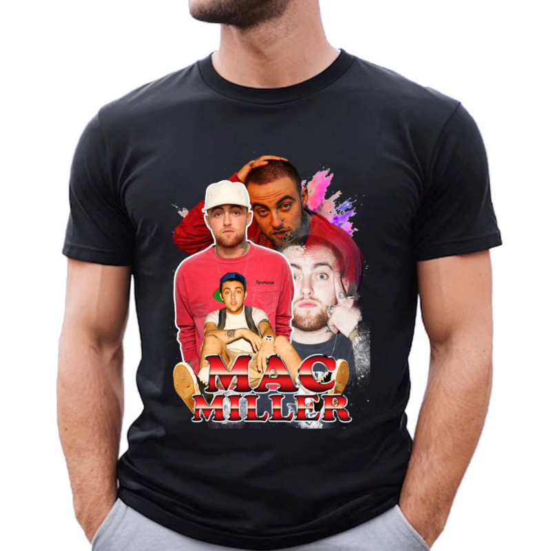 MAC MILLER Vintage Rap Graphic Shirt