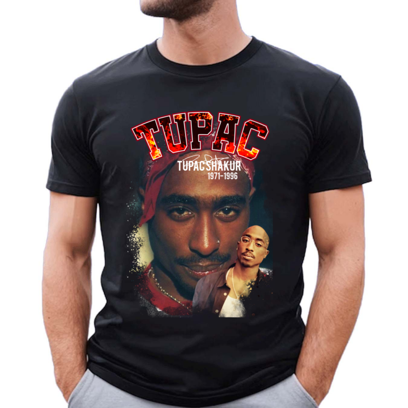 Tupac Shakur Memories 1971 1996 Signature Rapper Vintage Shirt