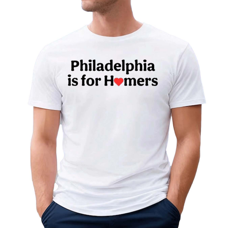 Alec Bohm Philadelphia Is For Homers 2024 Shirt