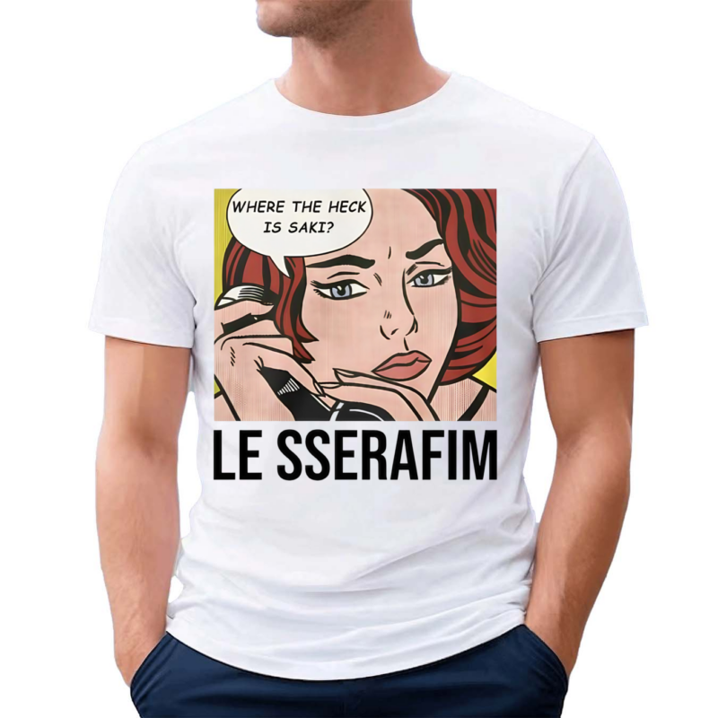 Where The Heck Is Saki Le Sserafim 2024 Shirt