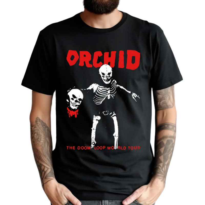 Skeleton Orchid The Doom Loop World Tour 2024 Shirt