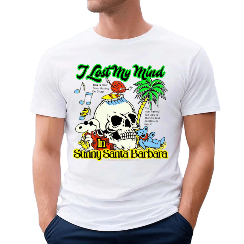 2024 I Lost My Mind In Sunny Santa Barbara Shirt