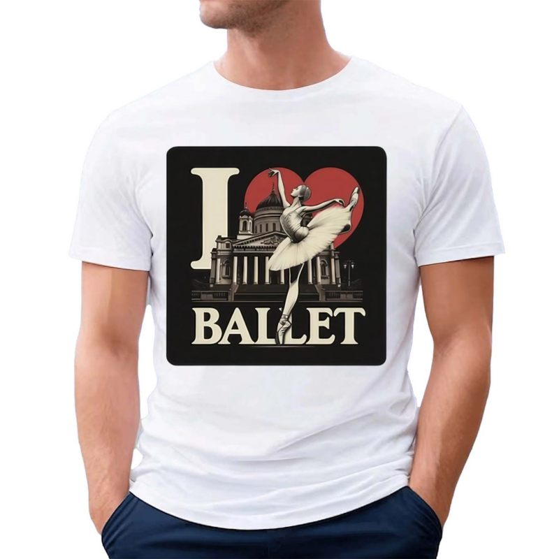 Artelize I Love Ballet Shirt