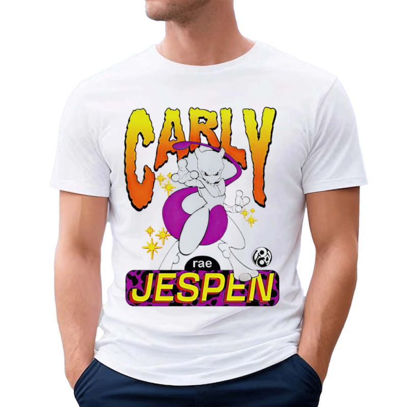 Ricky Montgomery wearing Mewtwo Carly Rae Jepsen 2024 Shirt