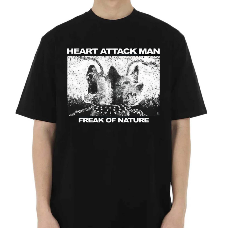 Heartattackman Store Two Headed Dog Shirt