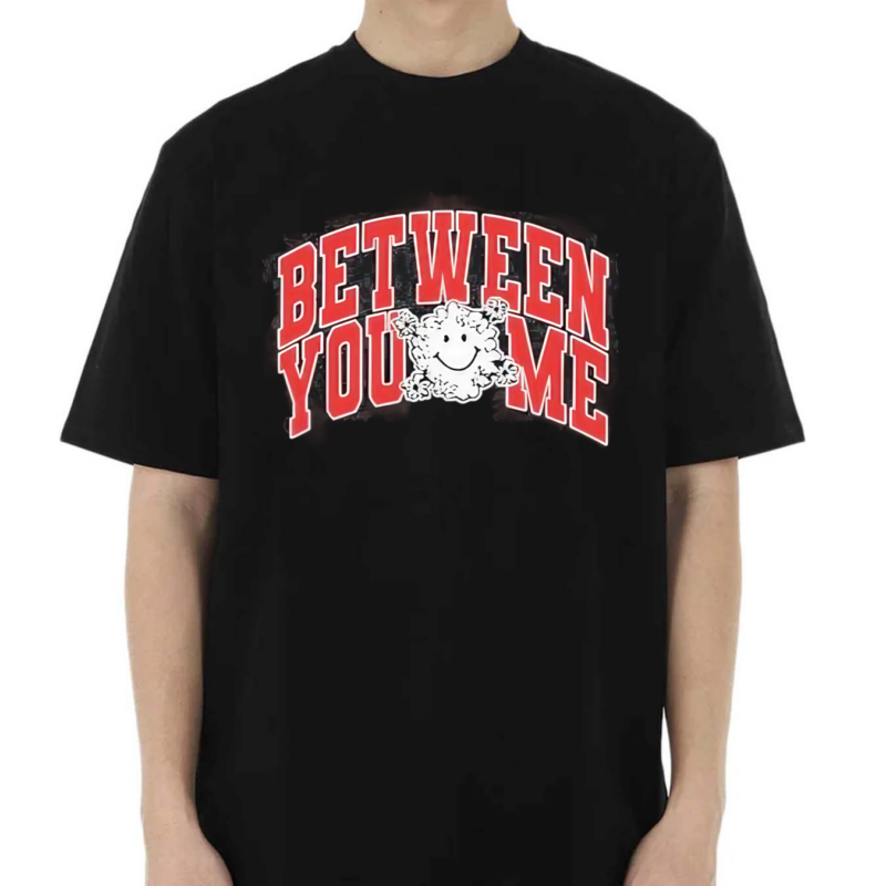 Byamaus Varsity Between You Me Shirt